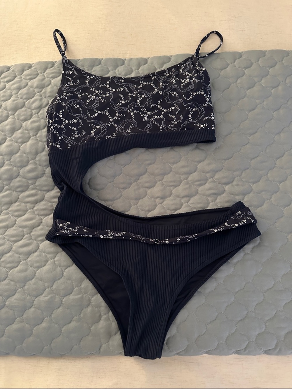 Frankie’s Bikini’s One Piece Cut out Swimsuit